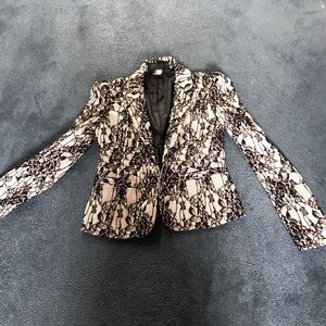 Stylish lace Kardashian jacket